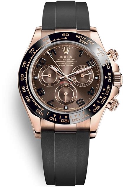 rolex daytona chocolate rubber|rolex daytona 116515ln everose gold.